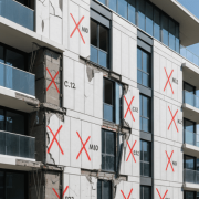 FACHADA COM TESTE DE PERCUSSÃO